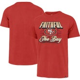 San Francisco 49ers '47 Faithful to the Bay Regional Franklin T-Shirt - Scarlet T-shirts