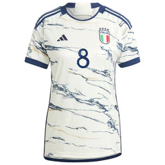 Jorginho Italy National Team Women's 2023 Away Replica Jersey White - Adidas for sale