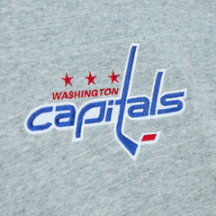 Washington Capitals Mitchell & Ness Classic French Terry Pullover Hoodie - Heather Gray | US 5298379
