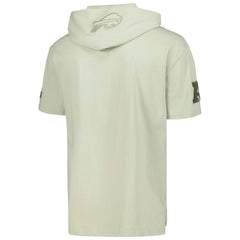 Buffalo Bills Pro Standard Neutrals Short Sleeve Pullover Hoodie - Light Green Hoodies