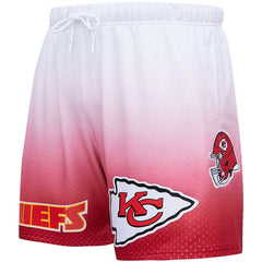 Kansas City Chiefs Pro Standard Ombre Mesh Shorts - Red/White Shorts