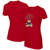 St. Louis Cardinals Tiny Turnip Women's Teddy Boy T-Shirt - Red T-shirts