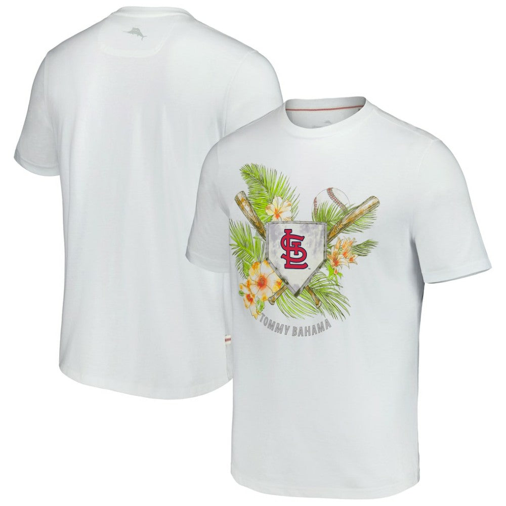 St. Louis Cardinals Tommy Bahama Island League T-Shirt - White T-shirts