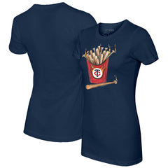 Minnesota Twins Tiny Turnip Women's Hot Bats T-Shirt - Navy T-shirts