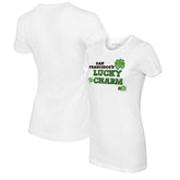 San Francisco Giants Tiny Turnip Women's Lucky Charm T-Shirt - White T-shirts