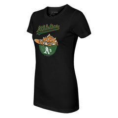 Athletics Tiny Turnip Women's Nacho Helmet T-Shirt - Black T-shirts