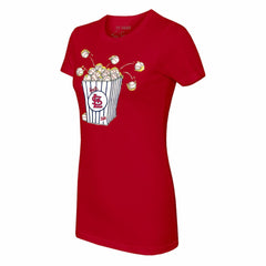 St. Louis Cardinals Tiny Turnip Women's Popcorn T-Shirt - Red T-shirts