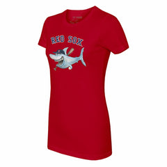 Boston Red Sox Tiny Turnip Women's Shark T-Shirt - Red T-shirts