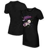 Athletics Tiny Turnip Women's Space Unicorn T-Shirt - Black T-shirts