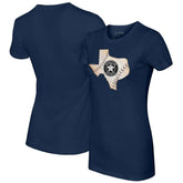Houston Astros Tiny Turnip Women's State Outline T-Shirt - Navy T-shirts
