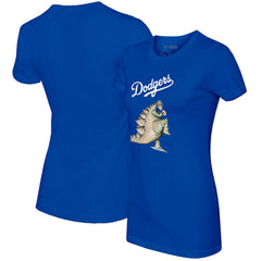 Los Angeles Dodgers Tiny Turnip Women's Stega T-Shirt - Royal T-shirts