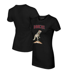 Arizona Diamondbacks Tiny Turnip Women's TT Rex T-Shirt - Black T-shirts