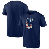 Cleveland Guardians Banner Wave Team T-Shirt - Navy T-shirts
