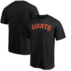 San Francisco Giants Official Team Wordmark T-Shirt - Black T-shirts