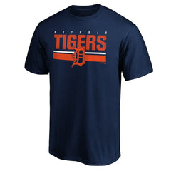 Detroit Tigers End Game Team Wordmark T-Shirt - Navy T-shirts