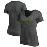 Athletics Women's Core Team Lock Up V-Neck T-Shirt - Charcoal T-shirts