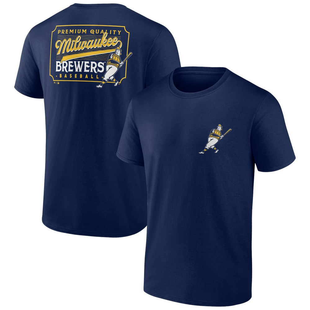 Milwaukee Brewers Bring It Team T-Shirt - Navy T-shirts