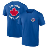 Toronto Blue Jays Bring It Maple Leaf T-Shirt - Royal T-shirts