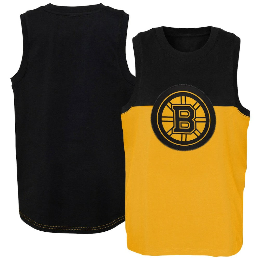 Boston Bruins Youth Revitalize Tank Top - Gold/Black | US 5310092