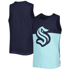 Seattle Kraken Youth Revitalize Tank Top - Light Blue/Dark Sea Blue | US 5310098