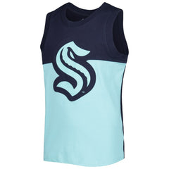 Seattle Kraken Youth Revitalize Tank Top - Light Blue/Dark Sea Blue | US 5310098