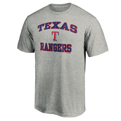 Texas Rangers Heart & Soul T-Shirt - Heather Gray T-shirts