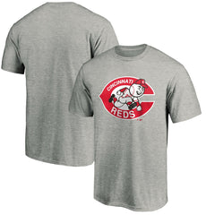 Cincinnati Reds Cooperstown Collection Forbes T-Shirt - Heather Gray T-shirts