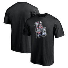 Los Angeles Dodgers Hometown Collection Tag T-Shirt - Black T-shirts