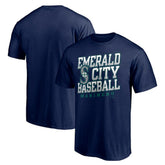 Seattle Mariners Emerald City Baseball T-Shirt - Navy T-shirts