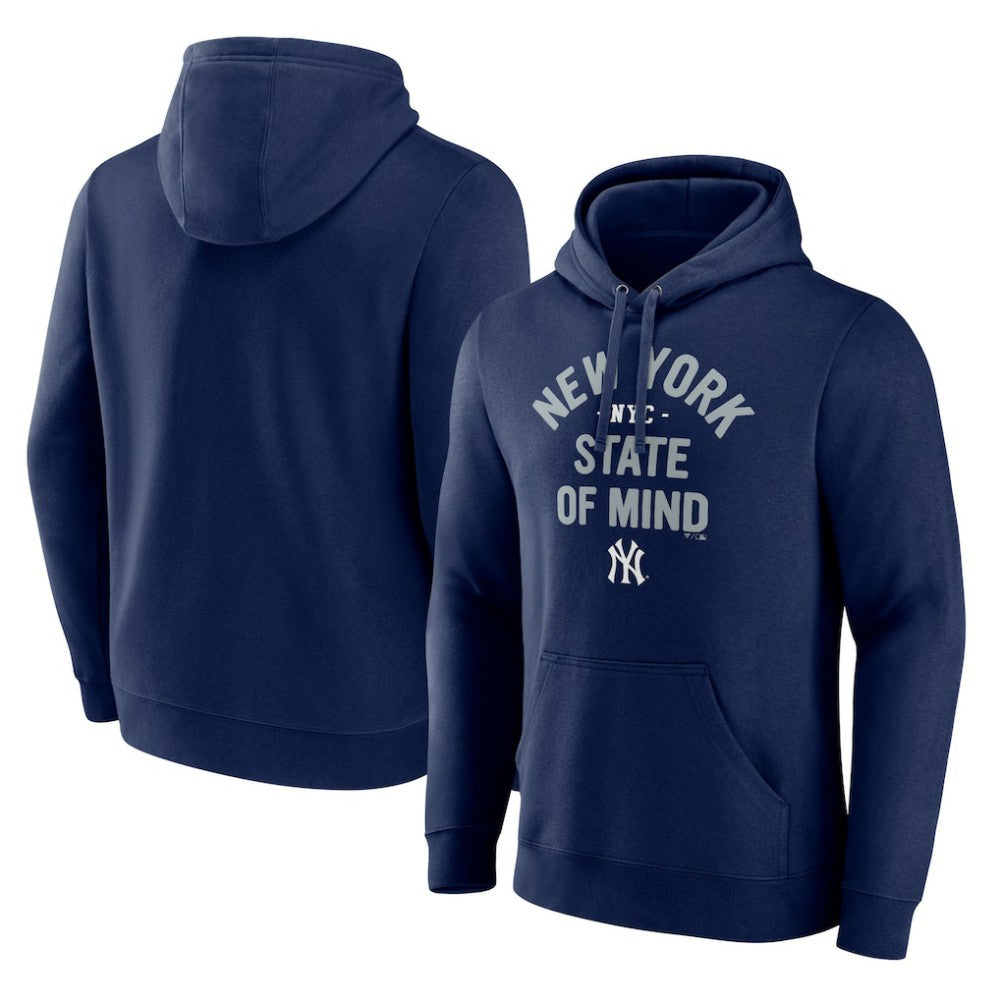 New York Yankees Heater State of Mind Pullover Hoodie - Navy Hoodies