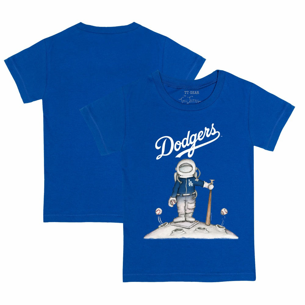 Los Angeles Dodgers Tiny Turnip Youth Astronaut T-Shirt - Royal T-shirts