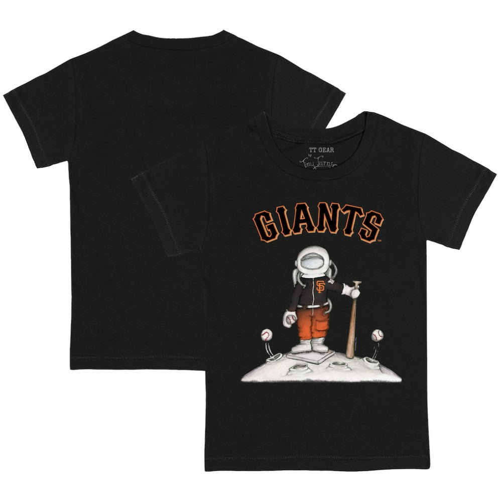 San Francisco Giants Tiny Turnip Youth Astronaut T-Shirt - Black T-shirts