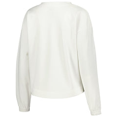 Brooklyn Nets Concepts Sport Women's Sunray Notch Neck Long Sleeve Top White