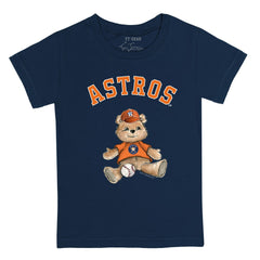 Houston Astros Tiny Turnip Youth Teddy Boy T-Shirt - Navy T-shirts