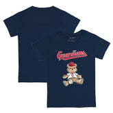 Cleveland Guardians Tiny Turnip Youth Teddy Boy T-Shirt - Navy T-shirts