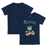 Seattle Mariners Tiny Turnip Youth Teddy Boy T-Shirt - Navy T-shirts