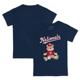 Washington Nationals Tiny Turnip Youth Teddy Boy T-Shirt - Navy T-shirts