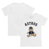 Houston Astros Tiny Turnip Youth Teddy Boy T-Shirt - White T-shirts