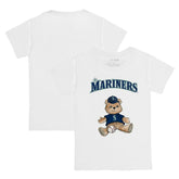 Seattle Mariners Tiny Turnip Youth Teddy Boy T-Shirt - White T-shirts