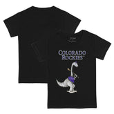 Colorado Rockies Tiny Turnip Youth Bronto T-Shirt - Black T-shirts