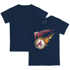 Atlanta Braves Tiny Turnip Youth Fastball T-Shirt - Navy T-shirts