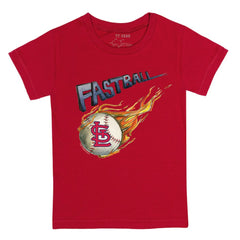 St. Louis Cardinals Tiny Turnip Youth Fastball T-Shirt - Red T-shirts