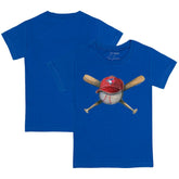 Toronto Blue Jays Tiny Turnip Youth Hat Crossbats T-Shirt - Royal Hats