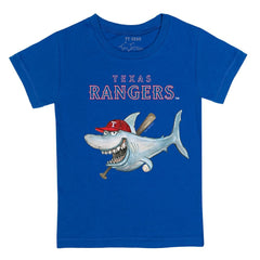 Texas Rangers Tiny Turnip Youth Shark T-Shirt - Royal T-shirts