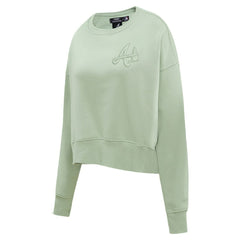 Atlanta Braves Pro Standard Women's Fleece Pullover Sweatshirt - Green Pullover