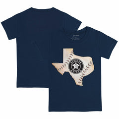 Houston Astros Tiny Turnip Youth State Outline T-Shirt - Navy T-shirts
