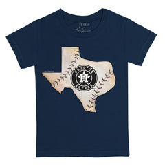 Houston Astros Tiny Turnip Youth State Outline T-Shirt - Navy T-shirts
