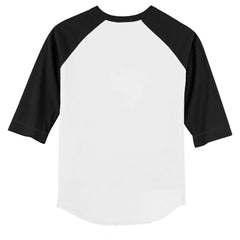 San Francisco Giants Tiny Turnip Youth State Outline 3/4-Sleeve Raglan T-Shirt - White/Black T-shirts