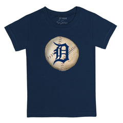 Detroit Tigers Tiny Turnip Youth Stitched Baseball T-Shirt - Navy T-shirts