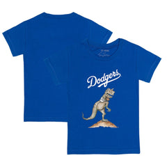 Los Angeles Dodgers Tiny Turnip Youth TT Rex T-Shirt - Royal T-shirts